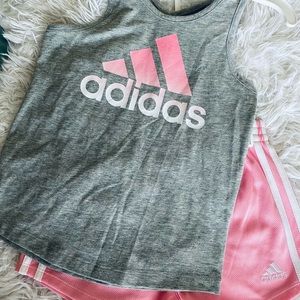 NWT adidas short set girls